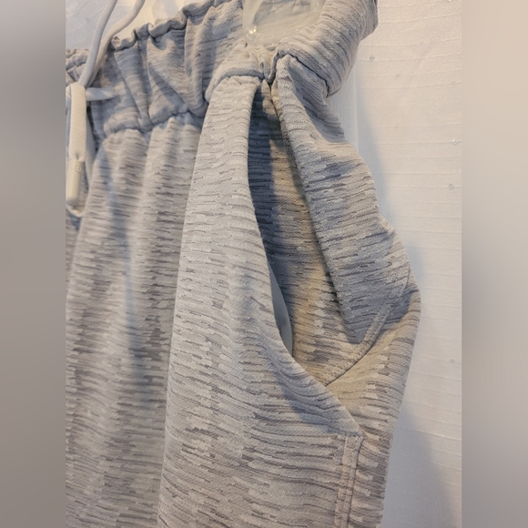 Lululemon Stretch High-Rise Joggers, Color LinearTempo Jacquard Silver Sz 6 - Picture 6 of 14